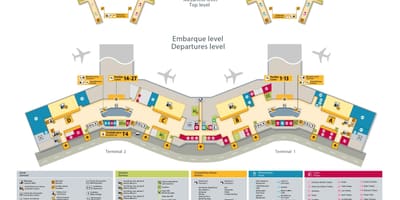 Sao Paulo บราซิลแผนที่สนามบิน