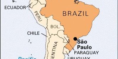 แผนที่ของซาน Paulo