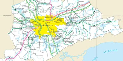 แผนที่ของ São Paulo