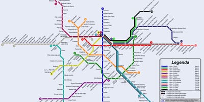 São Paulo ถรางแผนที่