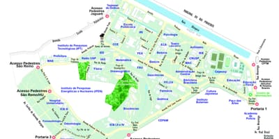 São Paulo โรงเรียนแผนที่