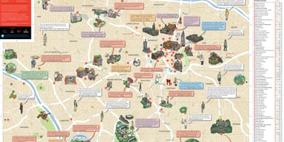 แผนที่ของ Sao Paulo attractions 